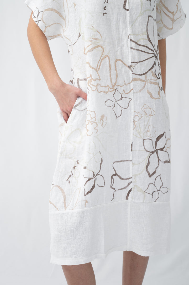 Stoneflower Linen Dress