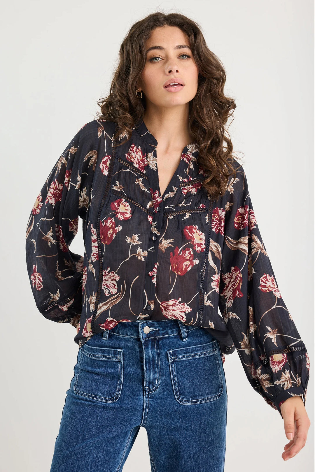 Wildflower Lace Detail Shirt