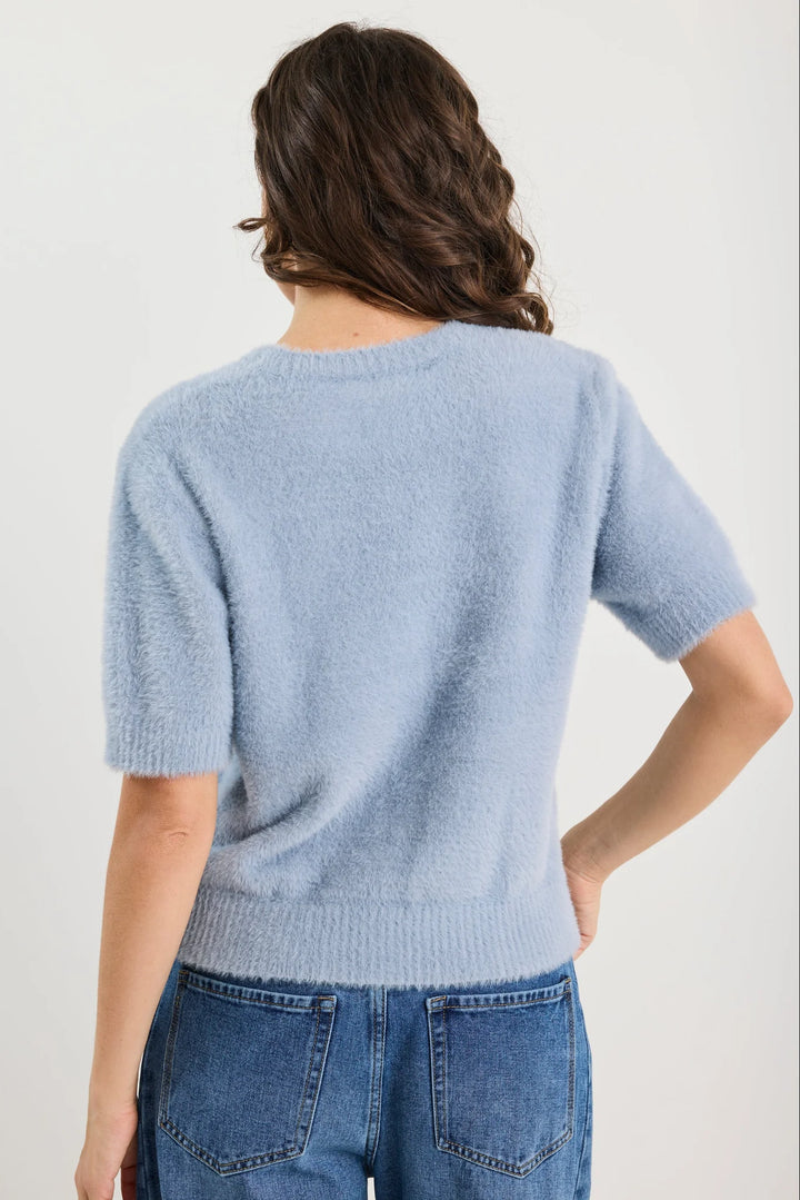 Soft Knit Tee Light Blue