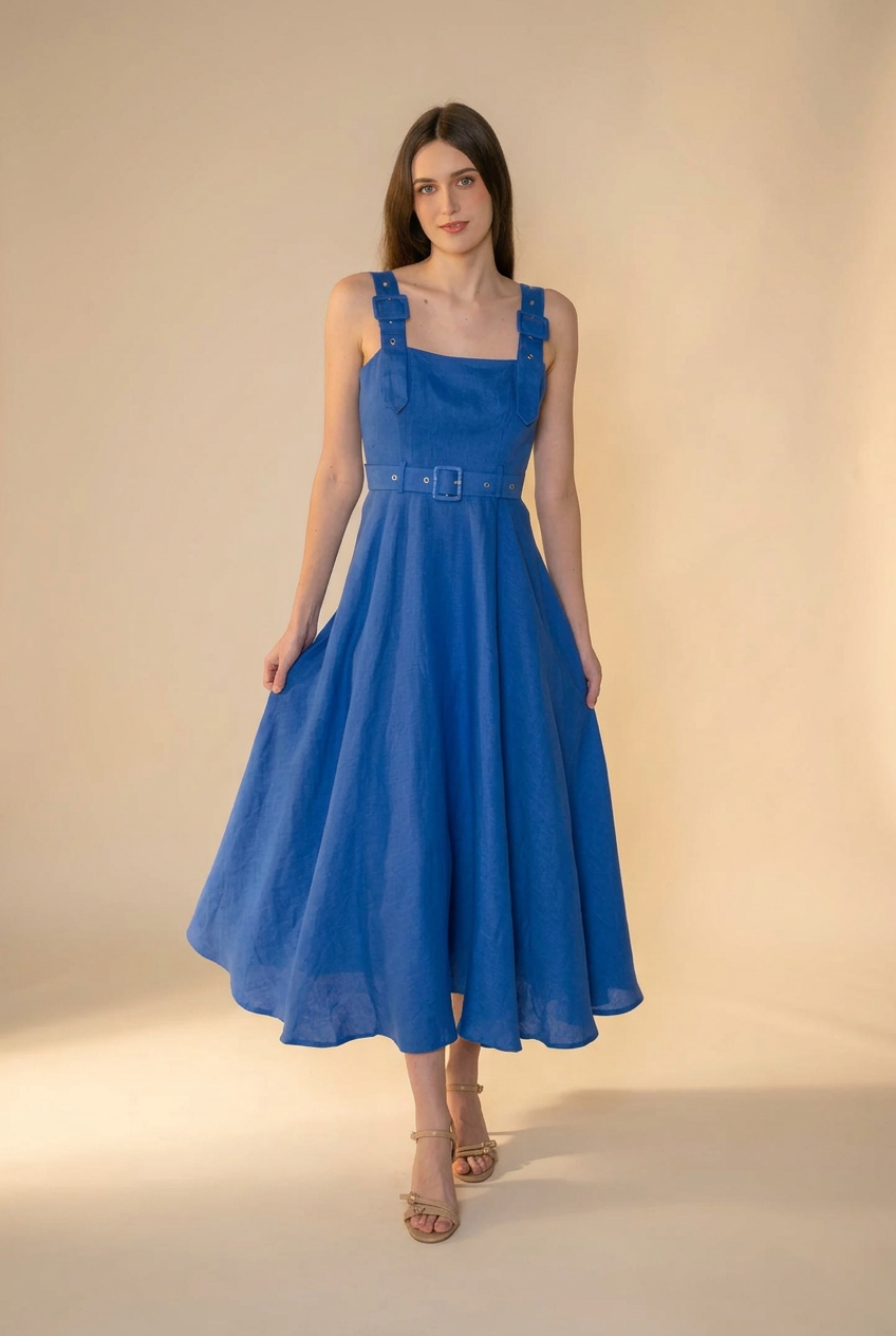 Joy Dress Cobalt Blue