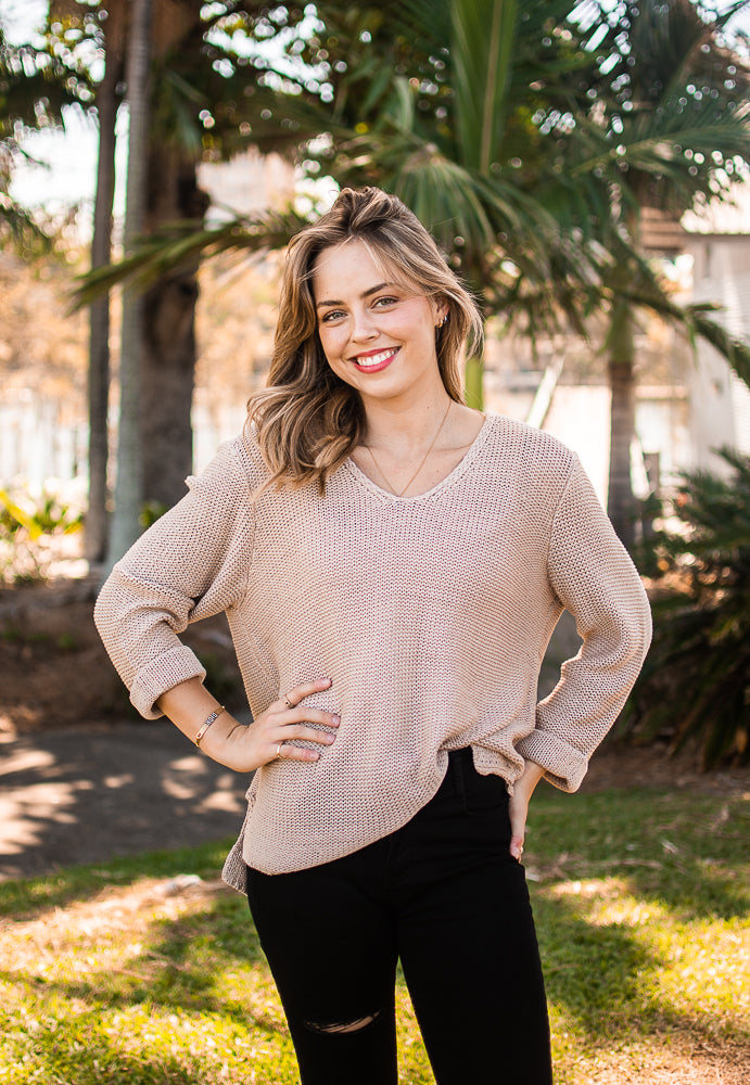 Annie Cotton Knit Mocha