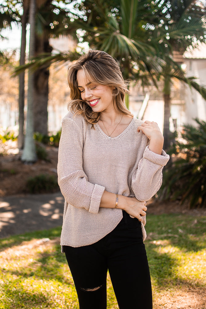 Annie Cotton Knit Mocha