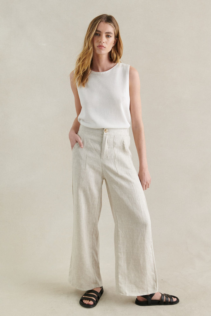 Jude Linen Pants Natural
