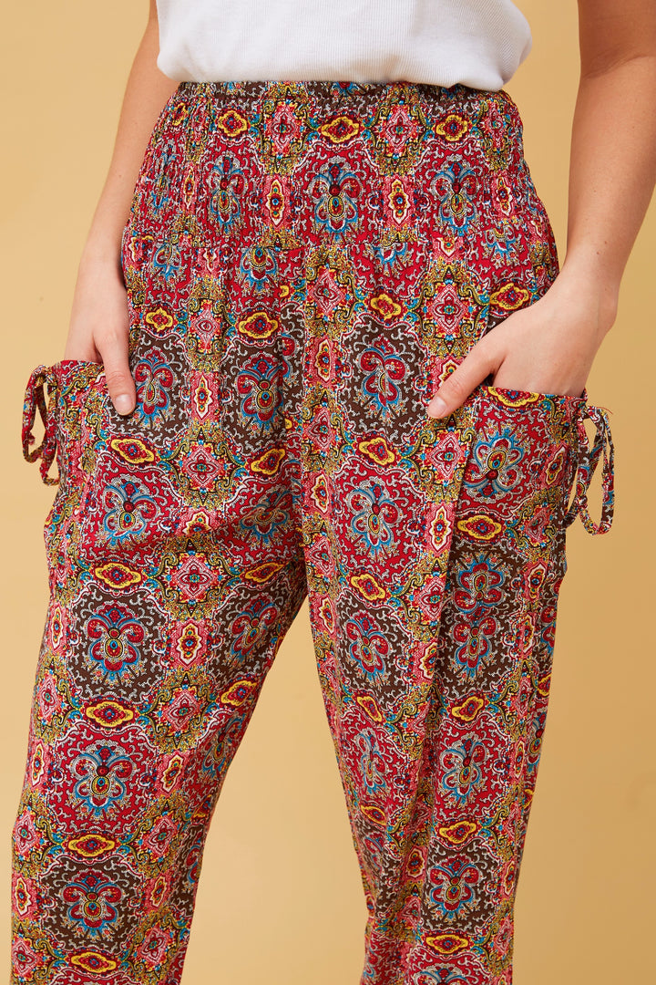 Yoga Pants Fiesta Pink
