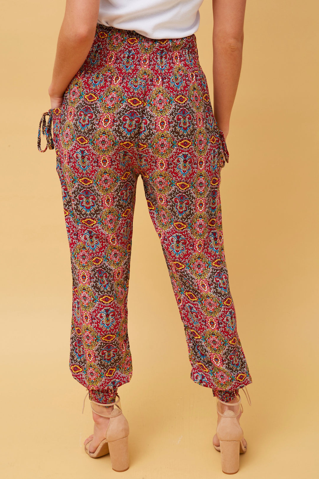 Yoga Pants Fiesta Pink