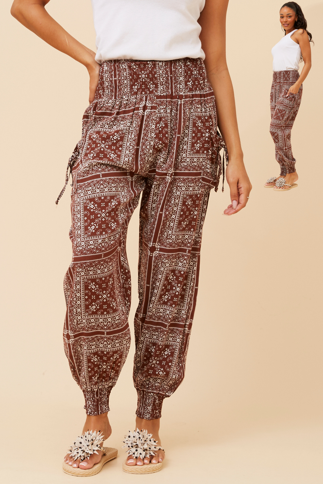 Yoga Pants Boho Choc