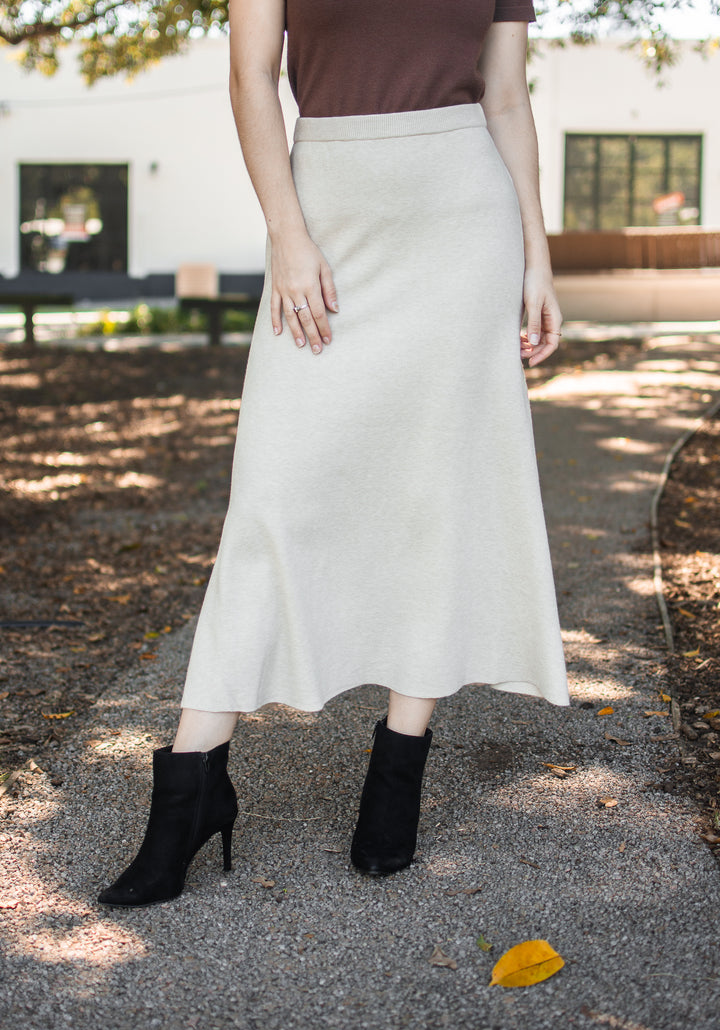 Knit Flare Skirt