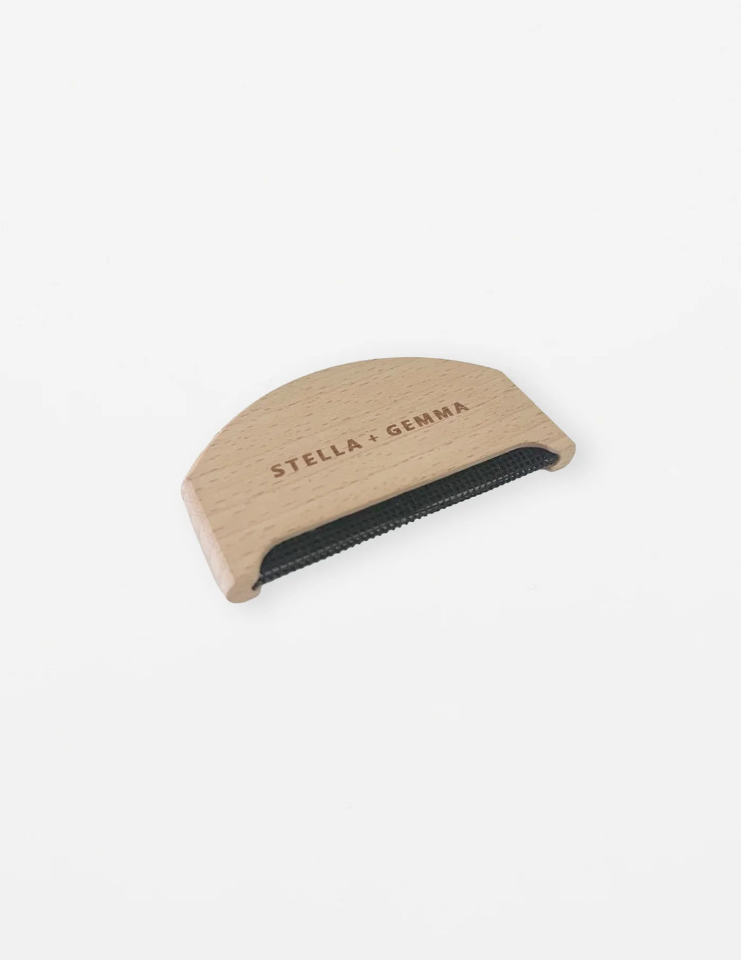 beige wooden brush for knitwear by Stella + Gemma