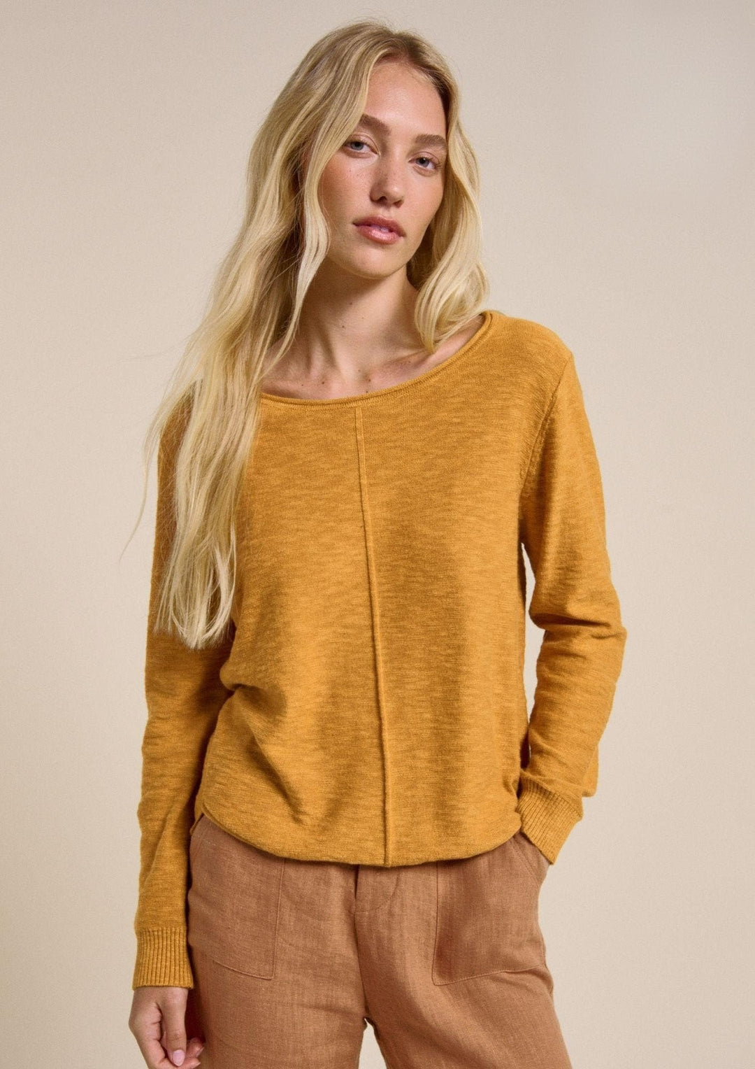 Sacha Top Mustard