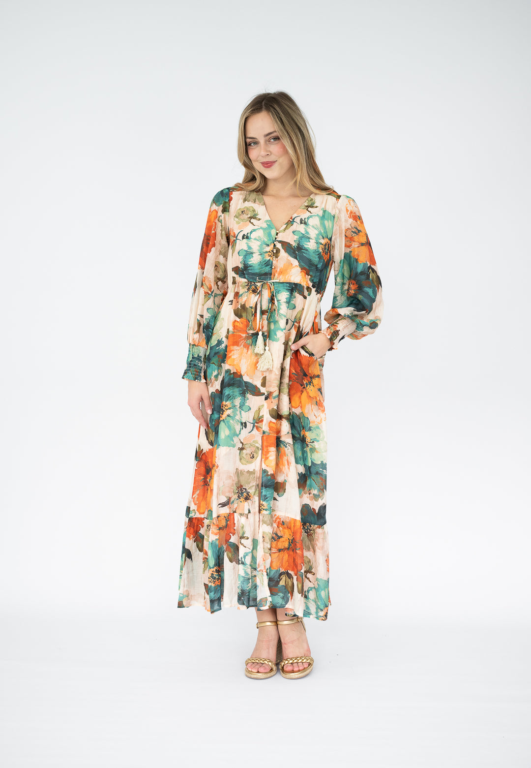 Savannah Bloom Maxi Dress