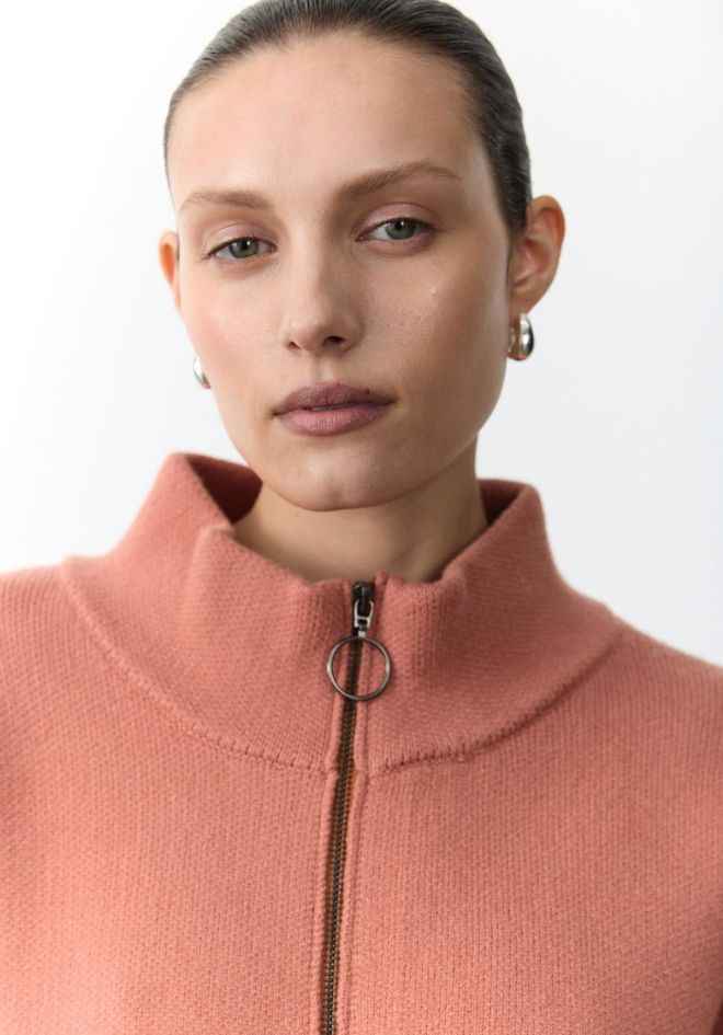 Jax Knitted  Zip Cardigan