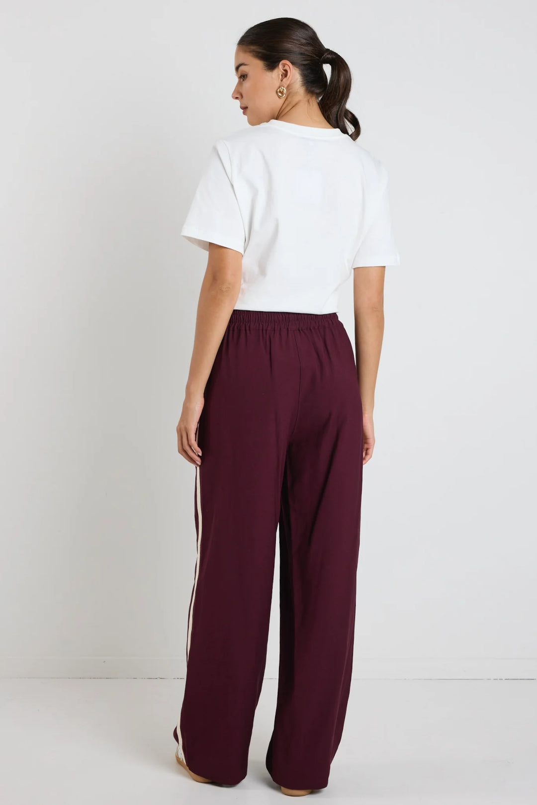 Townie Burgundy Stripe Pants