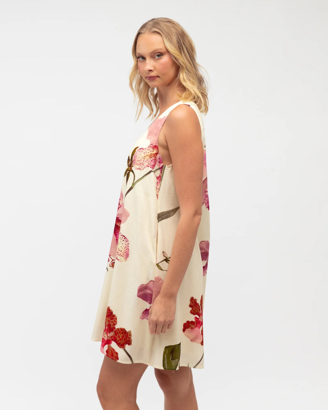 Pippa Orchid Shift Dress