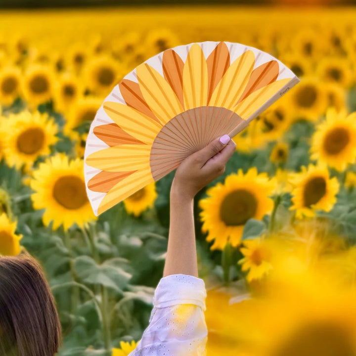 Sunflower Hand Fan