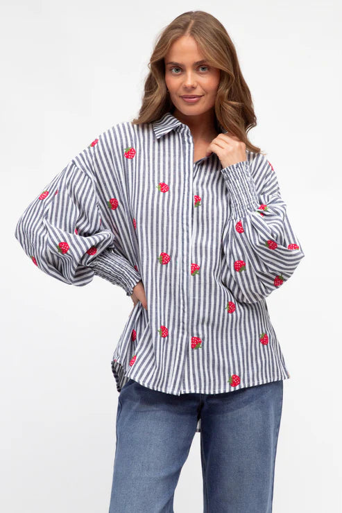 Berry On Your Sleeve Shirt