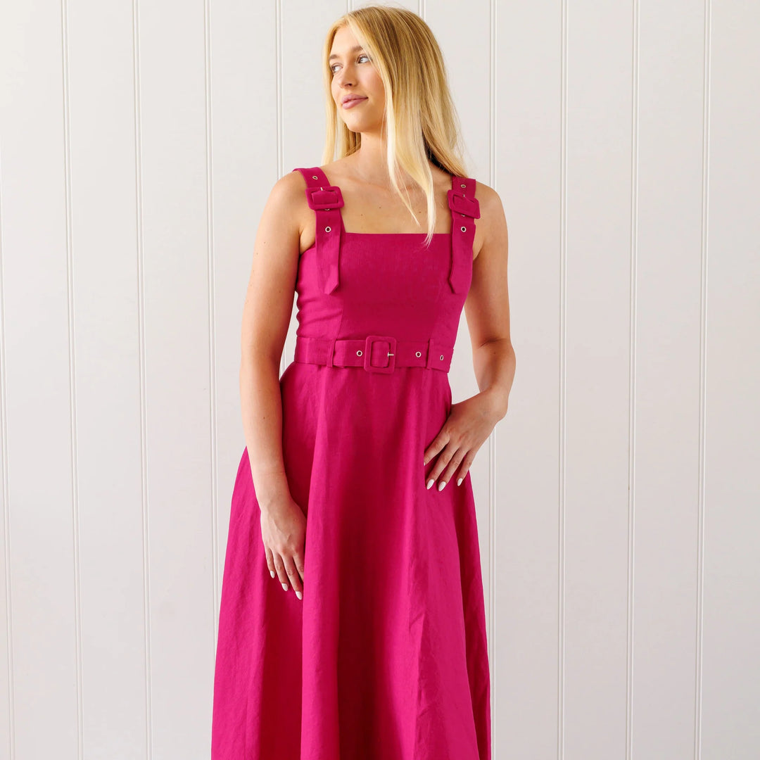 Joy Dress Liquid Pink