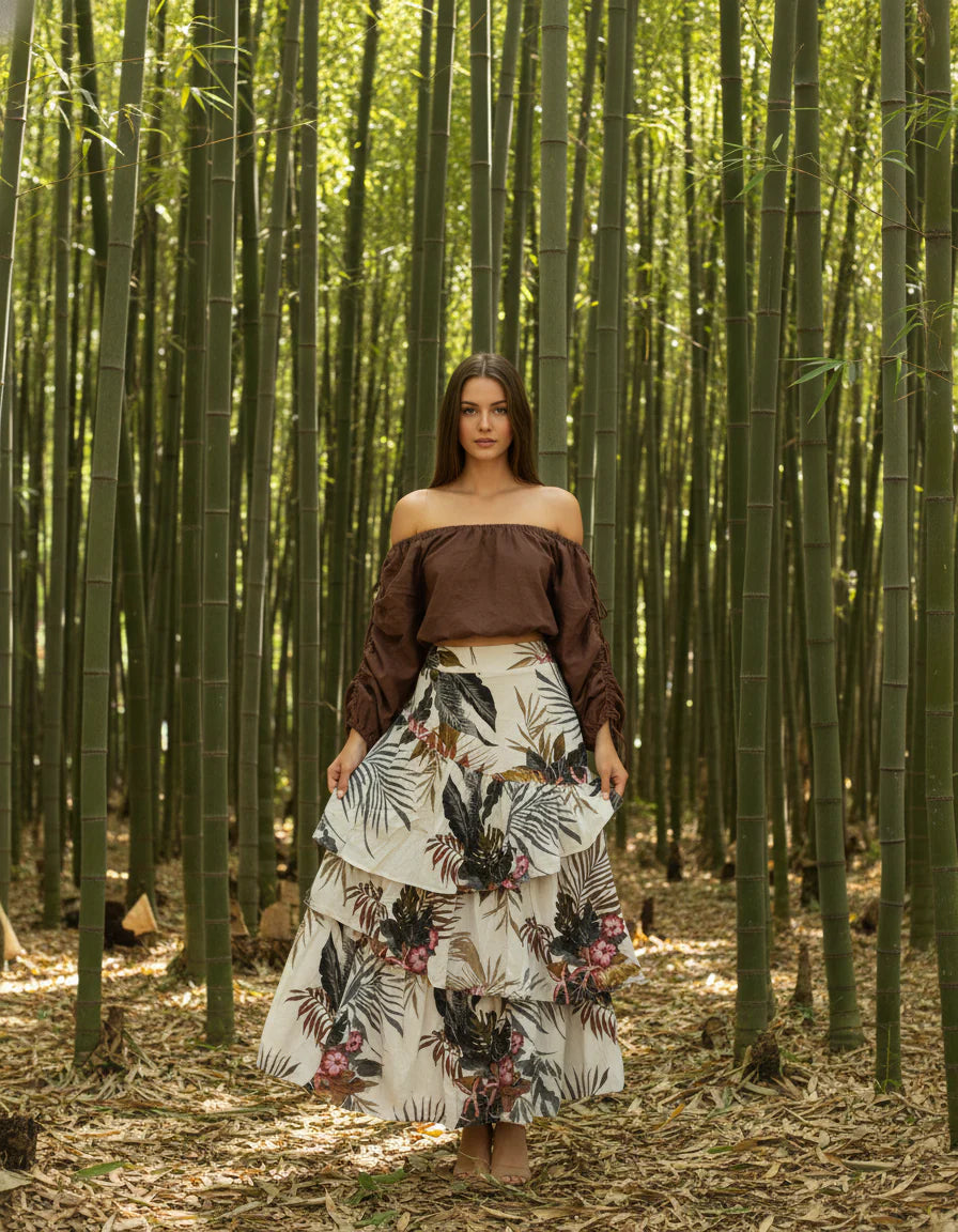 Joanie Tiered Maxi Skirt - Marisol
