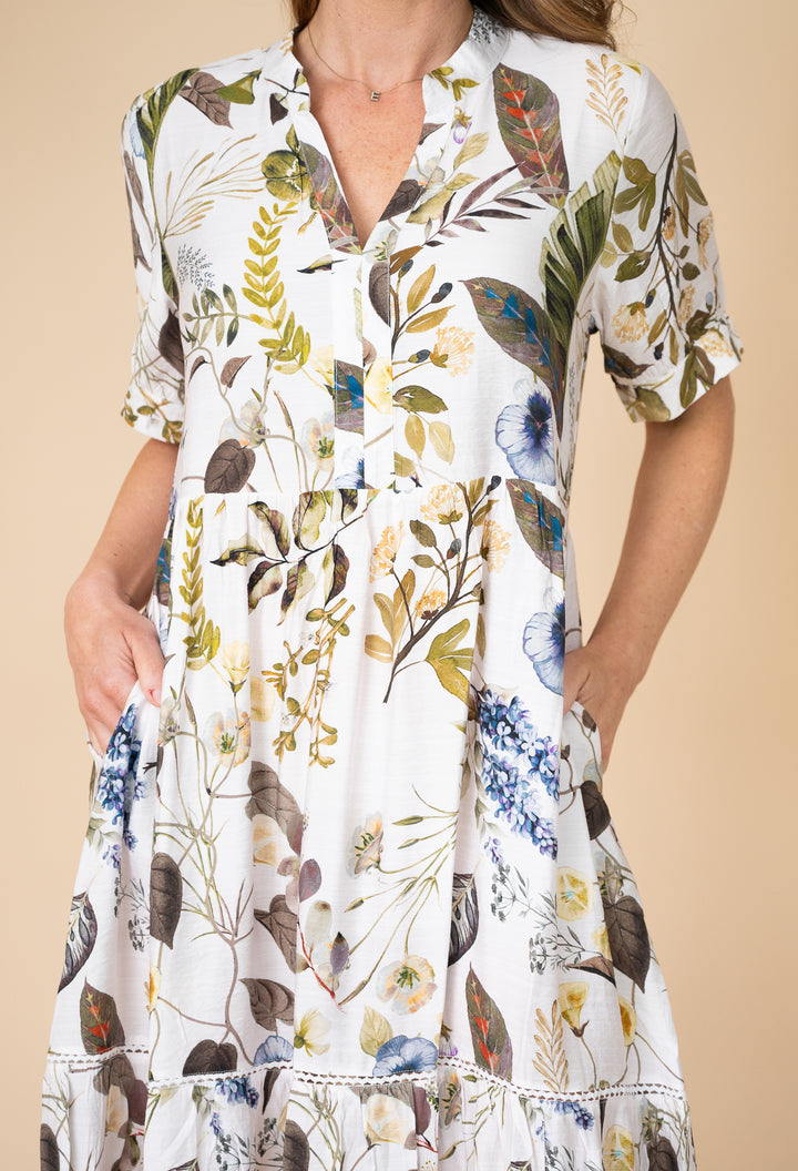Elodie Botanical Maxi Dress