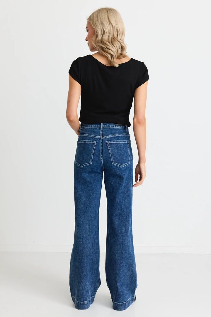 Two Way Cotton Rib Top