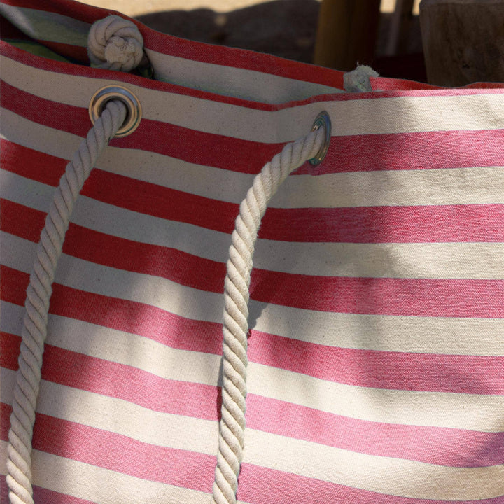 Canvas Beach Bag Bubblegum