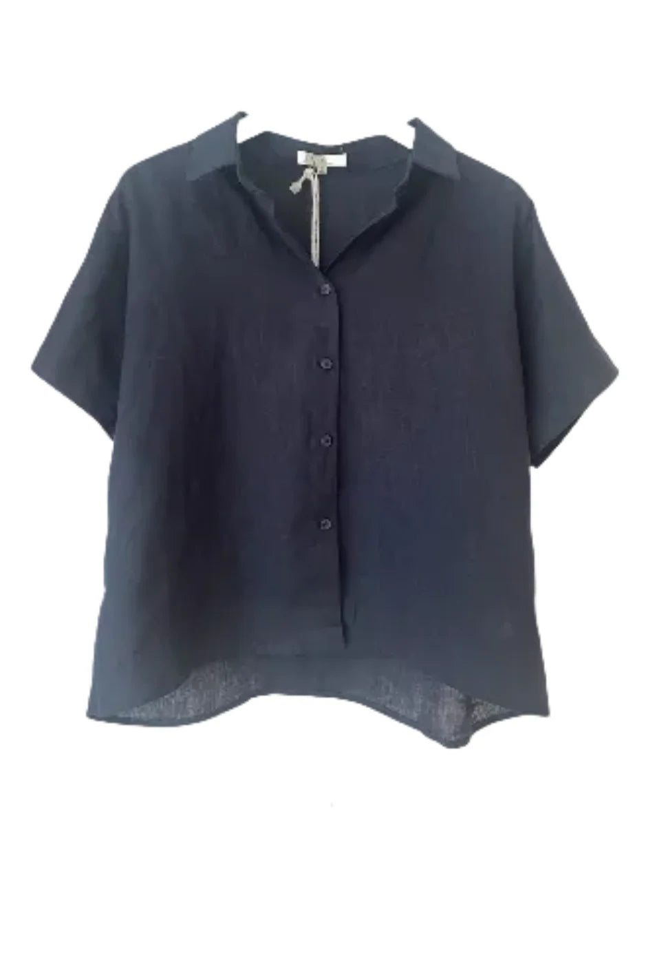 Bronte Linen Shirt Navy