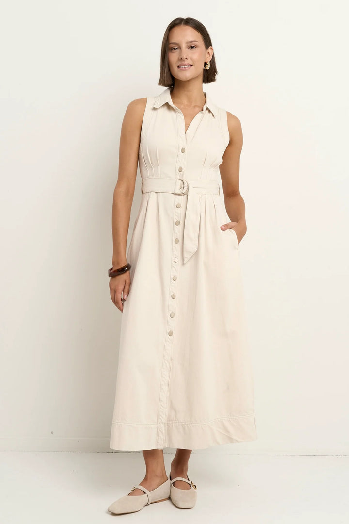 Crescent Denim Dress