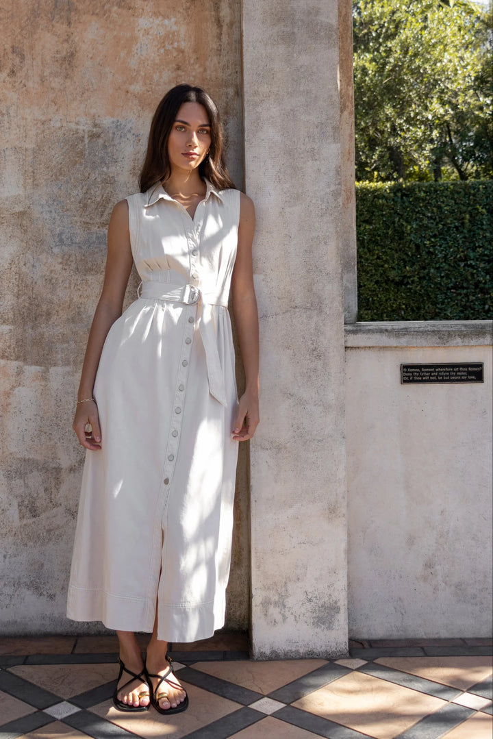 Crescent Denim Dress