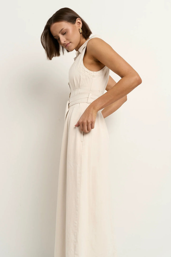 Crescent Denim Dress