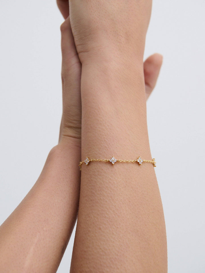 Clover 18K Gold Plated Bracelet