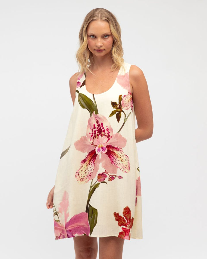 Pippa Orchid Shift Dress