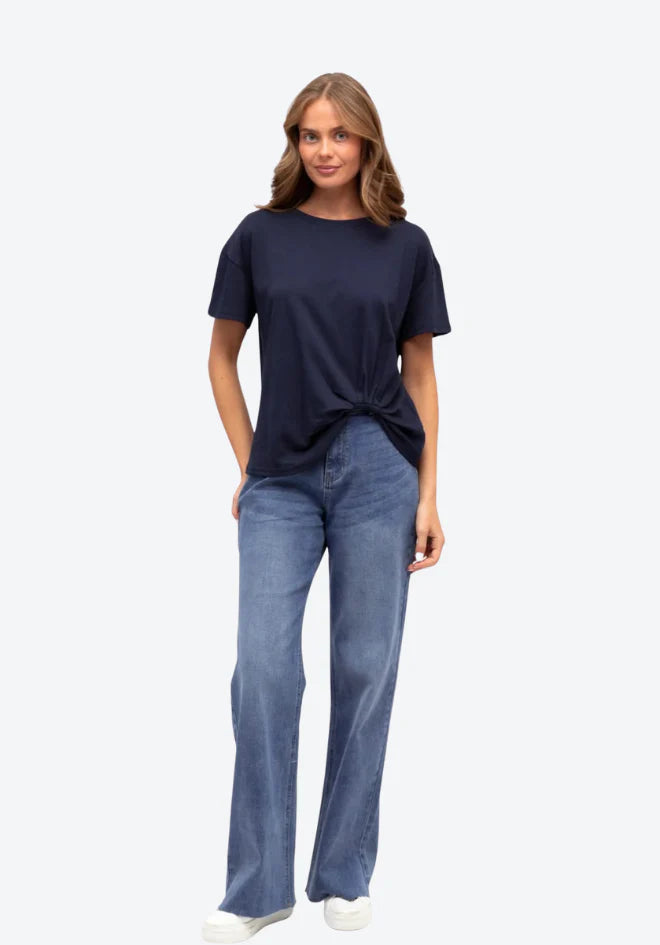 Easy Tuck Tee Navy