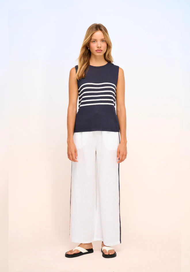 Spring Tank Monaco Stripe